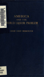 America and the world liquor problem_cover