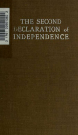 The second declaration of independence : or, A suggested emancipation proclamation from the liquor traffic_cover