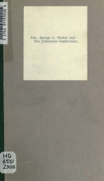 Hon. George E. Foster and the Insurance Commission; statement of the case in Parliament. Speeches of Mr. Foster, Mr. Borden and Mr. Lennox, with a summary of the charges and the answers_cover