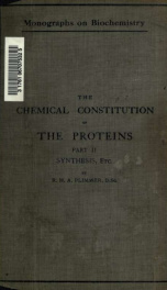 The chemical constituion of the proteins pt.2_cover