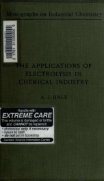 The applications of electrolysis in chemical industry_cover