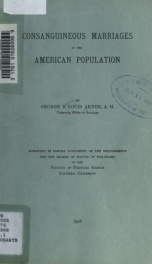 Consanguineous marriages in the American population_cover