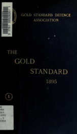 The gold standard, 1895_cover