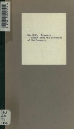 Report from the Secretary of the Treasury, on the present system of keeping and disbursing the public money, December 15, 1834_cover