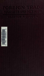 Foreign trade markets and methods_cover