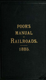 Poor's manual of railroads 18_cover