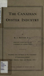 The Canadian Oyster Industry_cover