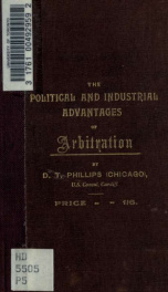 The political and industrial advantages of arbitration_cover