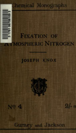 The fixation of atmospheric nitrogen_cover