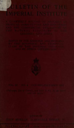 Bulletin of the Imperial Institute 11, no.4_cover