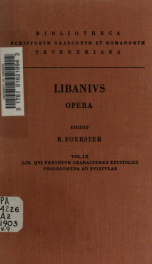 Opera. Recensuit Richardus Foerster 9_cover