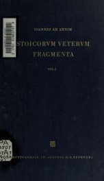Stoicorum veterum fragmenta 1_cover
