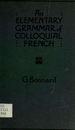 An elementary grammar of colloquial French on phonetic basis_cover
