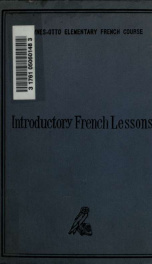Introductory French lessons : based on the works of Emil Otto_cover