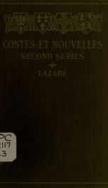 Contes et nouvelles des meilleurs auteurs contemporains. Compiled and edited by Jules Lazare. Second series_cover