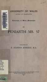 Peniarth MS. 57_cover