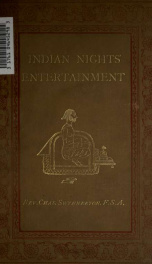 Indian nights' entertainment : or, Folk-tales from the Upper Indus_cover