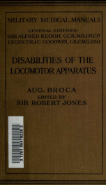 Disabilities of the locomotor apparatus the result of war wounds;_cover