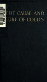 The cause and cure of colds_cover