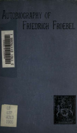 Autobiography of Friedrich Froebel_cover
