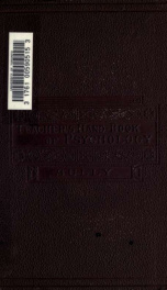 Teacher's handbook of psychology on the basis of the "Outlines of pschology"_cover