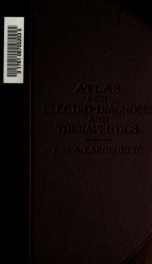 Atlas for electro-diagnosis and therapeutics;_cover