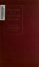 Recollections of a Peninsular veteran_cover