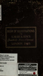 Book of illustrations to S. Maw [and] Son's Quarterly price-current_cover