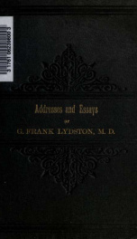 Addresses and essays_cover