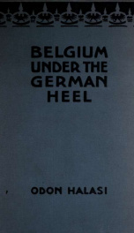 Belgium under the German heel_cover