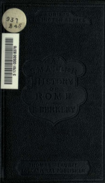 History of Rome : from the earliest times to the fall of the Western empire_cover