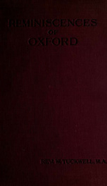 Reminiscences of Oxford_cover