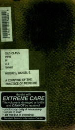 A compend of the practice of medicine_cover