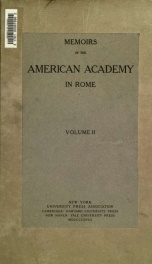 Memoirs of the American Academy in Rome 2_cover