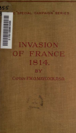 The invasion of France, 1814_cover