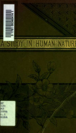 A study in human nature_cover