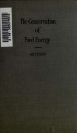 The conservation of food energy_cover
