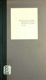 Observations on Lord Bathurst's speech in the House of Peers, on March 18, 1817_cover