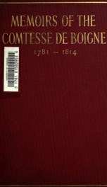 Memoirs of the comtesse de Boigne 1_cover