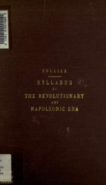 A syllabus of the Revolutionary and Napoleonic Era_cover