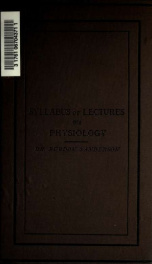 Syllabus of a course of lectures on physiology_cover