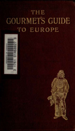 The gourmet's guide to Europe_cover