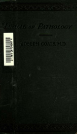 A manual of pathology_cover